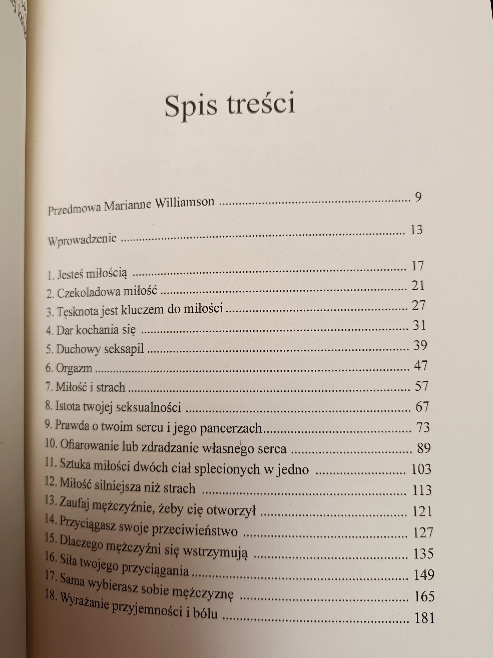 moja ukochana spis tresci książki w antykwariat szczecin