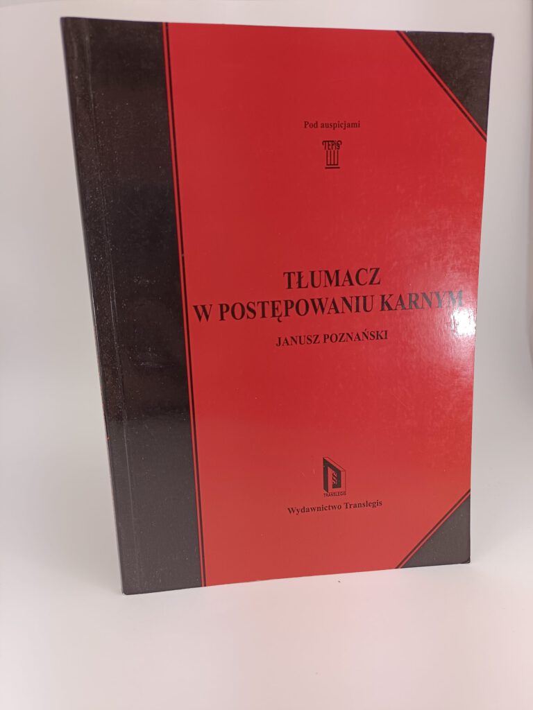 tlumacz w postepowaniu karnym ksiazka w antykwariat szczecin