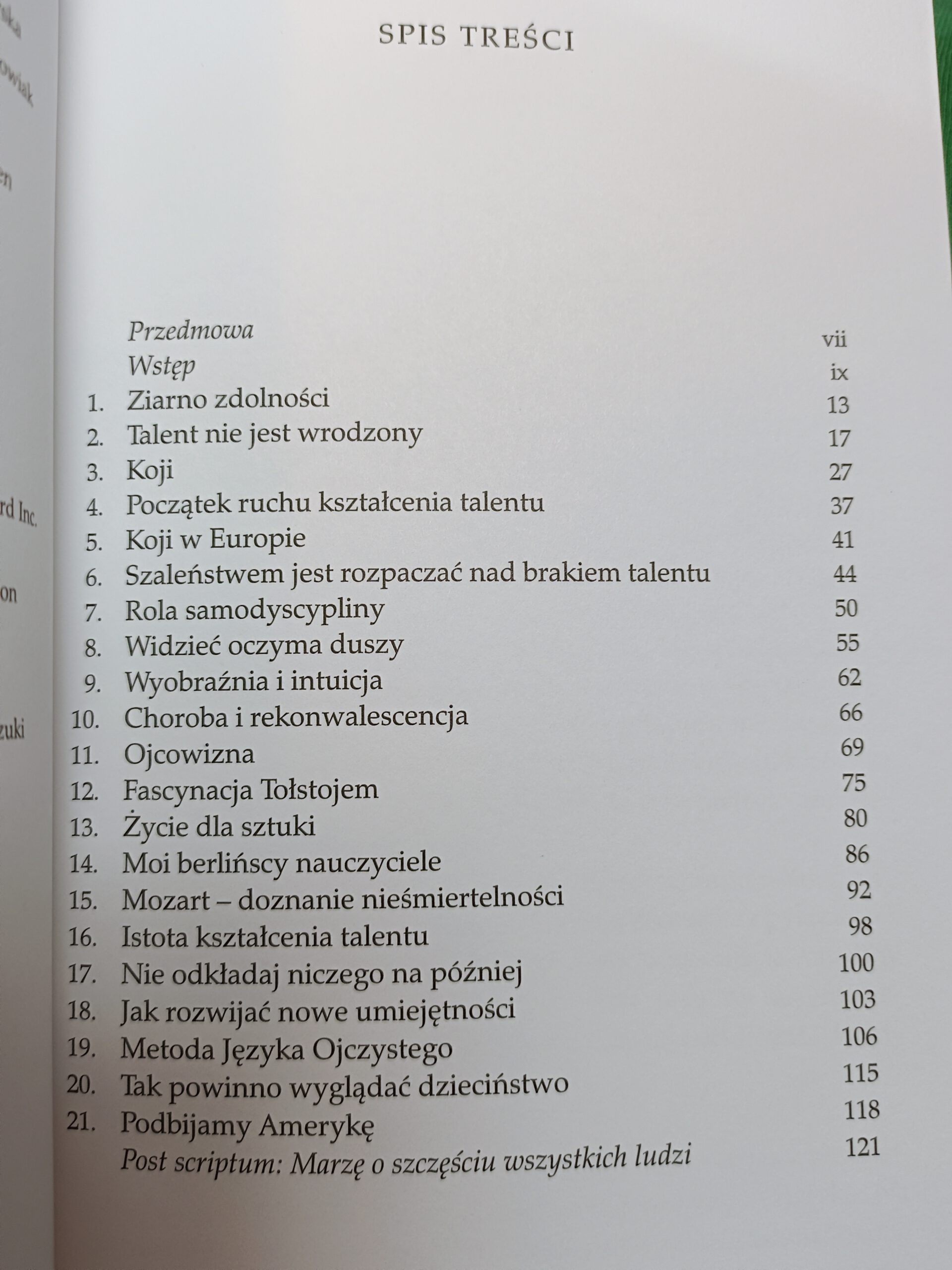 Karmieni miloscia spis tresci ksiazki w antykwariat Szczecin