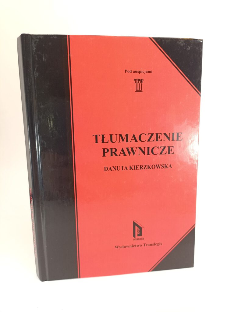 Tlumaczenia prawnicze okladka ksiazki w antykwariat Szczecin