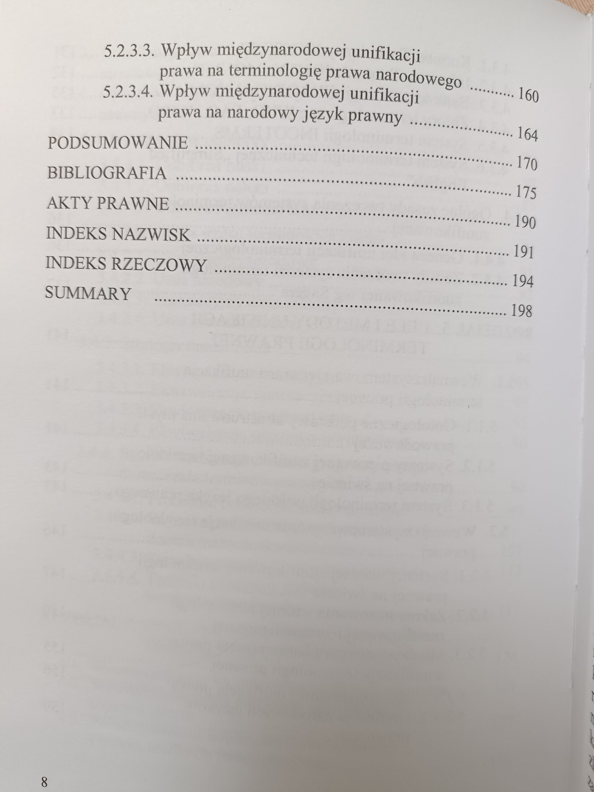 Tlumaczenia prawnicze spis tresci 4 ksiazki w antykwariat Szczecin