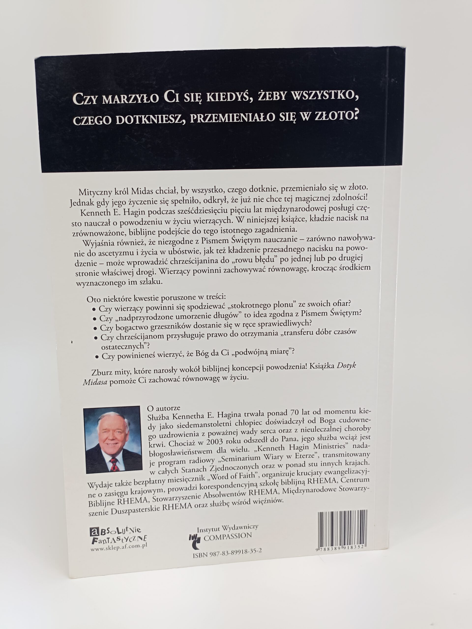 Dotyk Midasa nota książki w antykwariat Szczecin