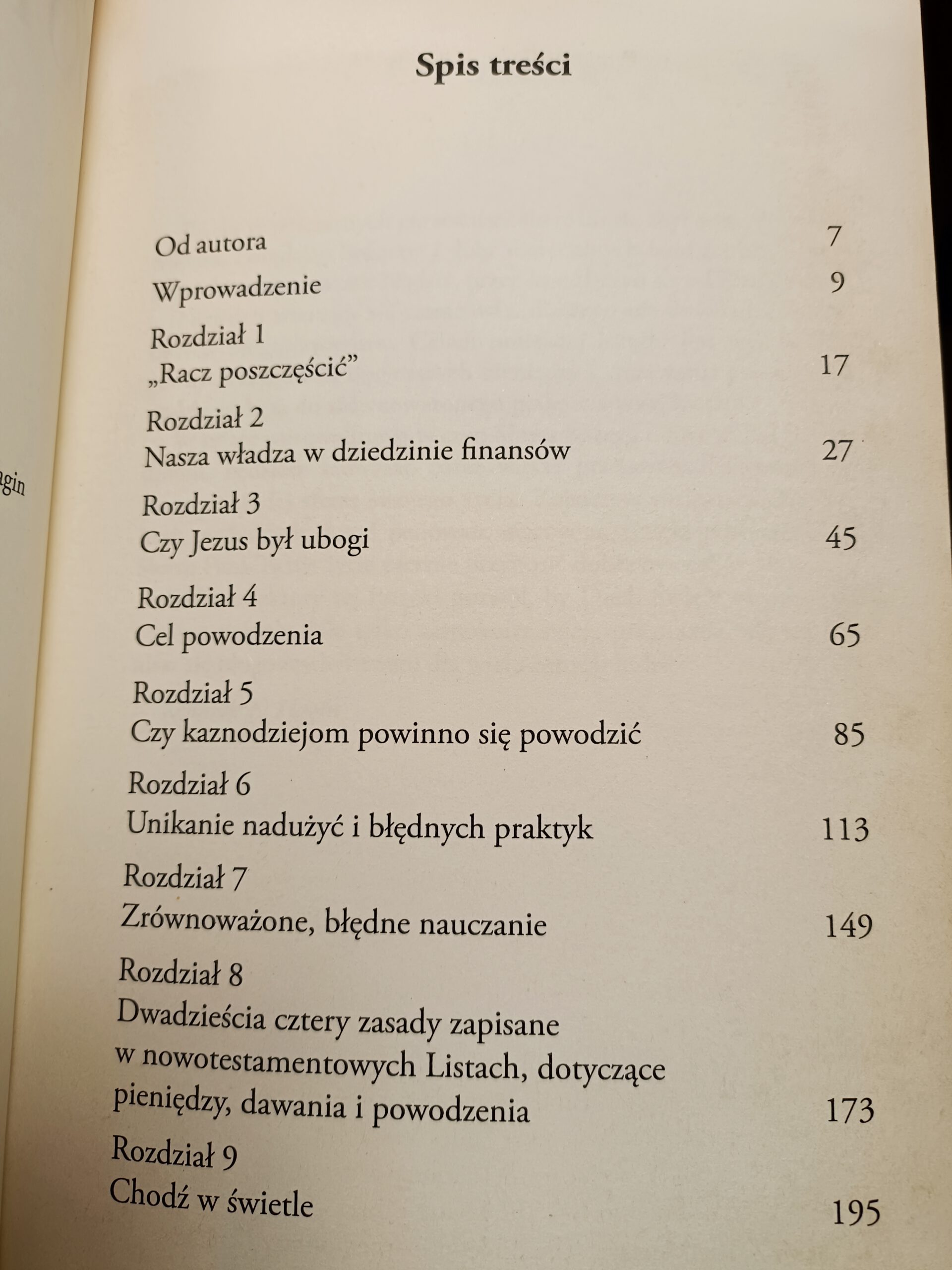 Dotyk Midasa spis tresci książki w antykwariat Szczecin