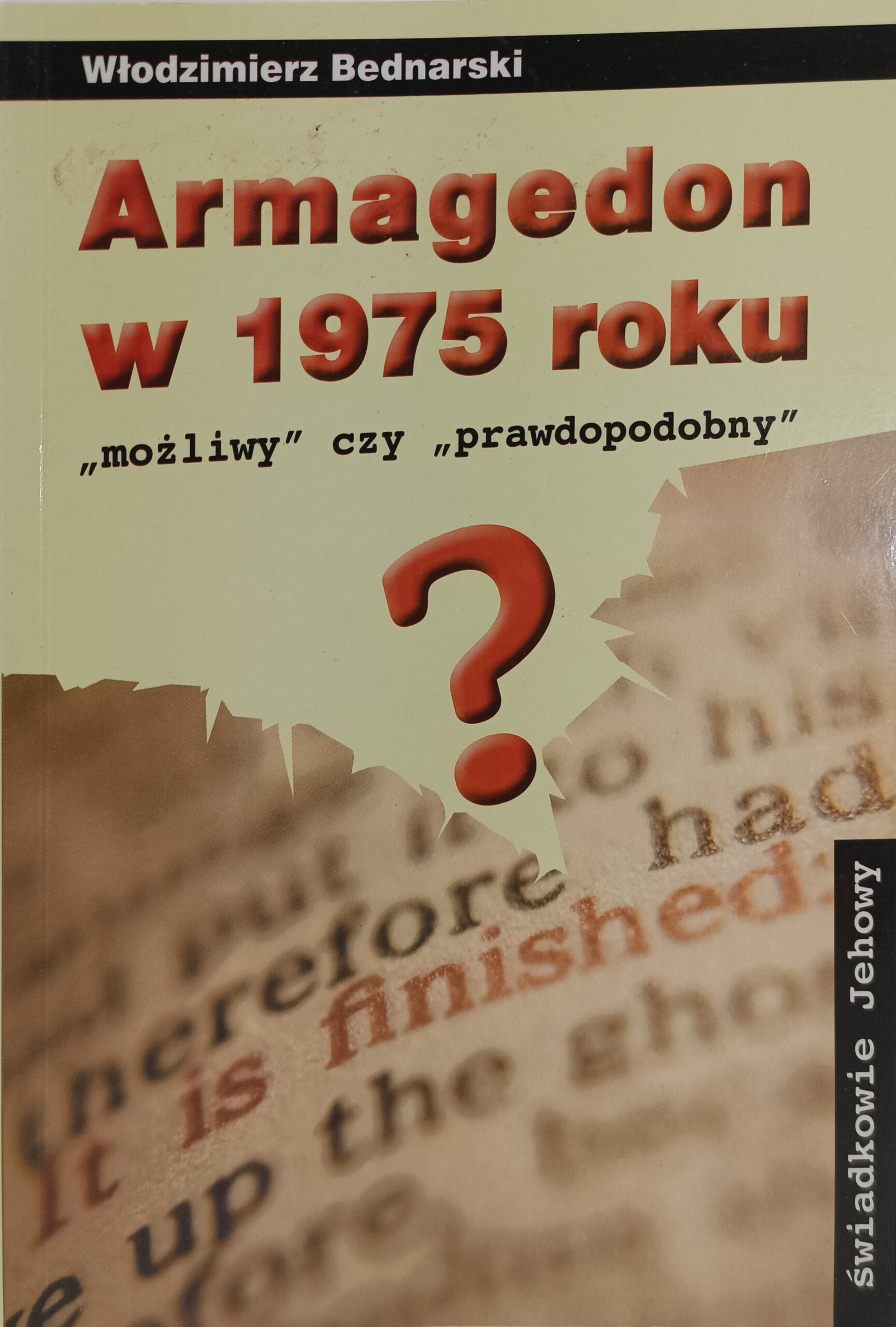 Armagedon w 1975 roku ksiazka w antykwariat Szczecin