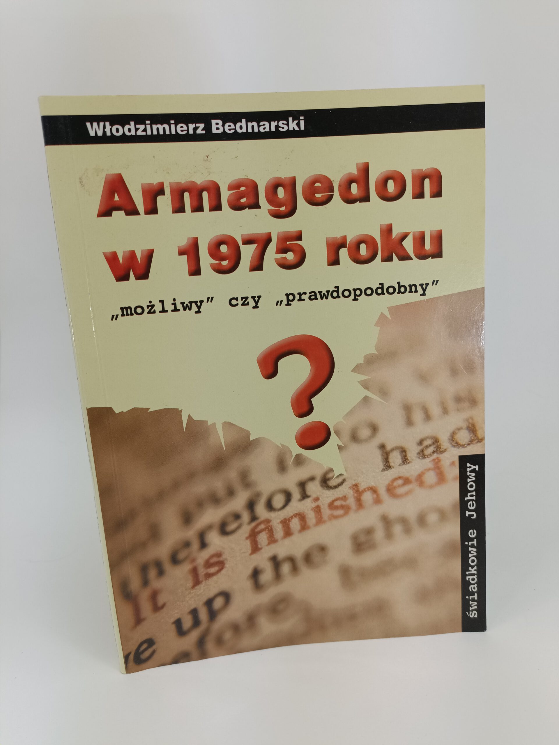 Armagedon w 1975 roku tytuł ksiazki w antykwariat Szczecin