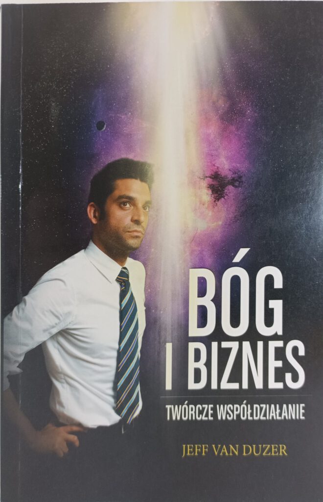 Bóg i biznes Jeff van Duzer książka w antykwariat Szczecin okładka książki