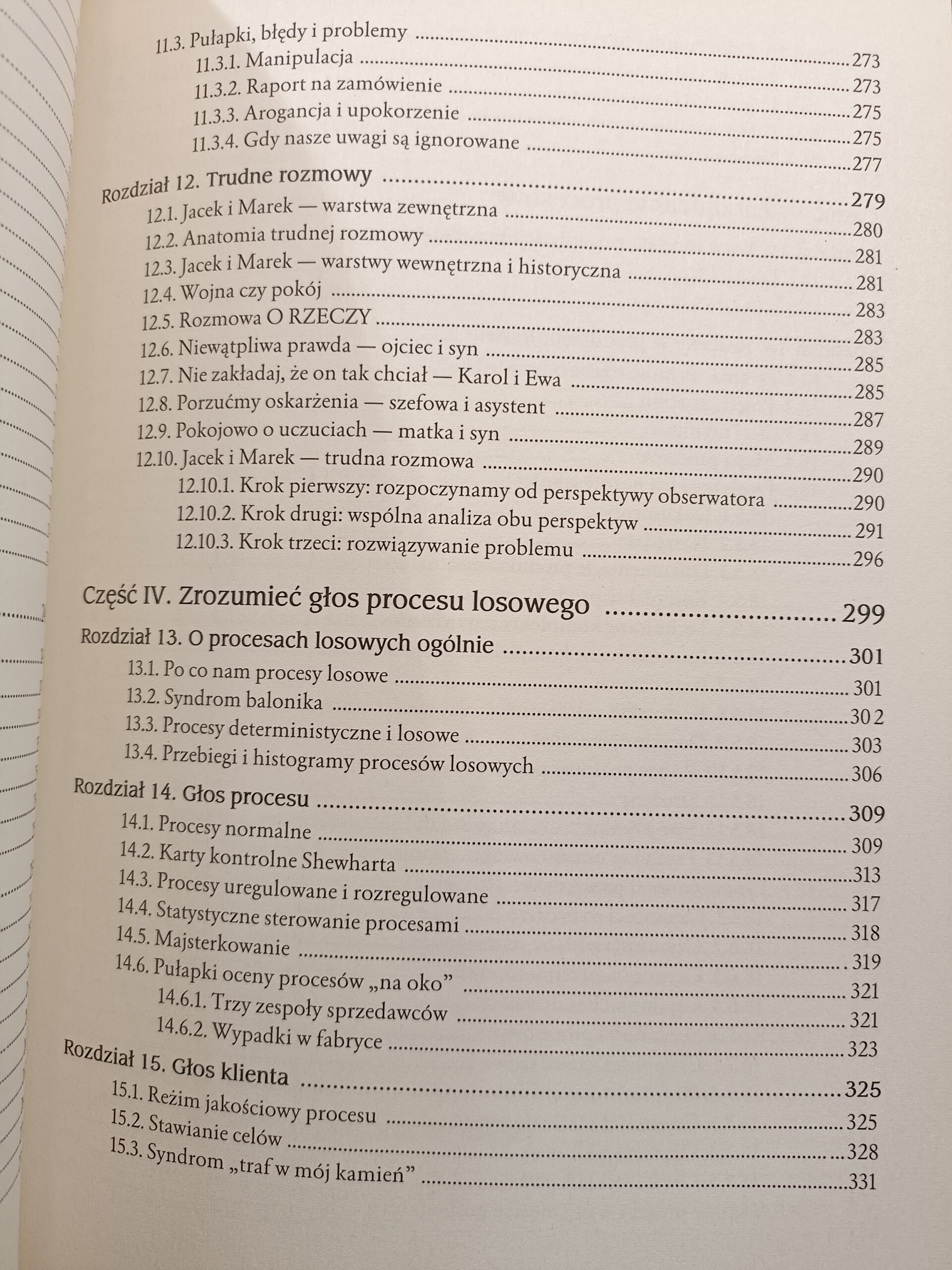 doktryna jakości Andrzej blikle książka w antykwariat Szczecin spis treści 5