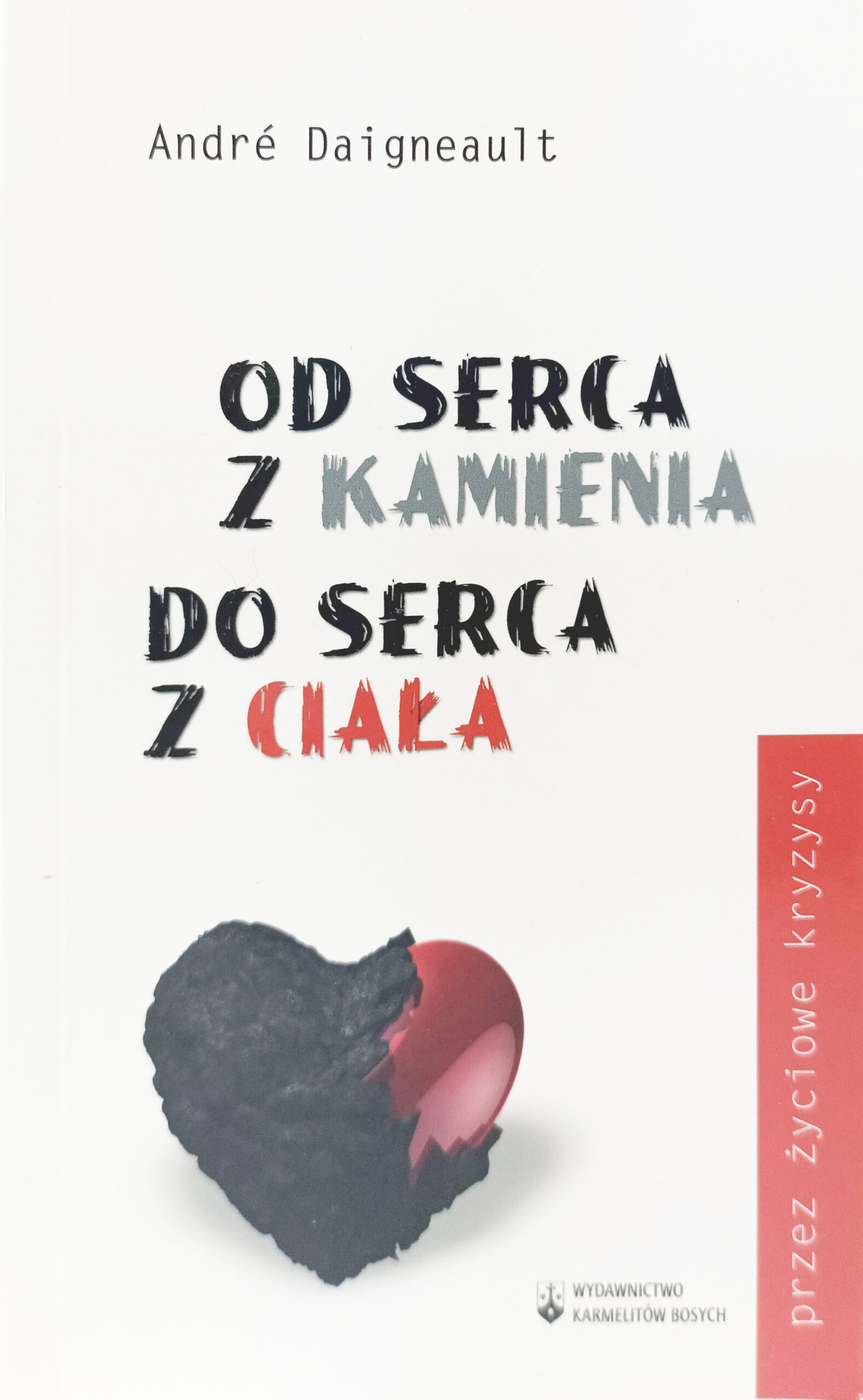 Od serca z kamienia przód książki antykwariat Szczecin