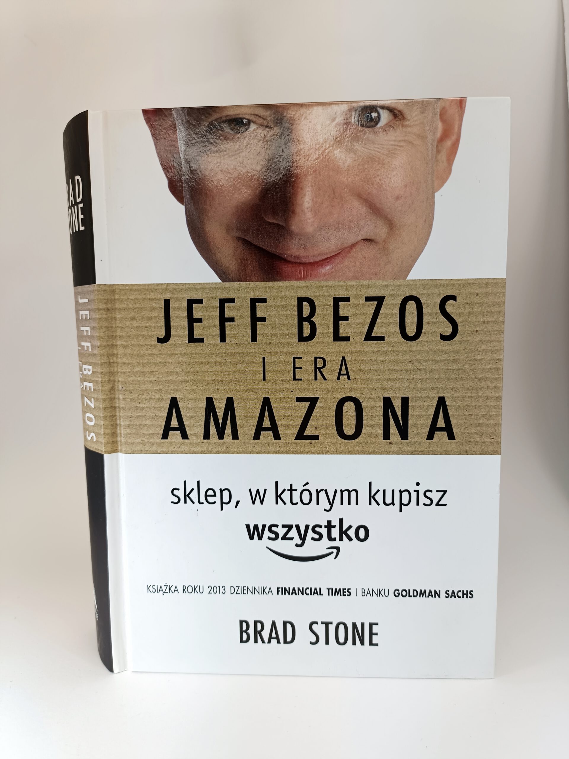 Jeff Bezos i era Amazona okładka książki w antykwariat Szczecin