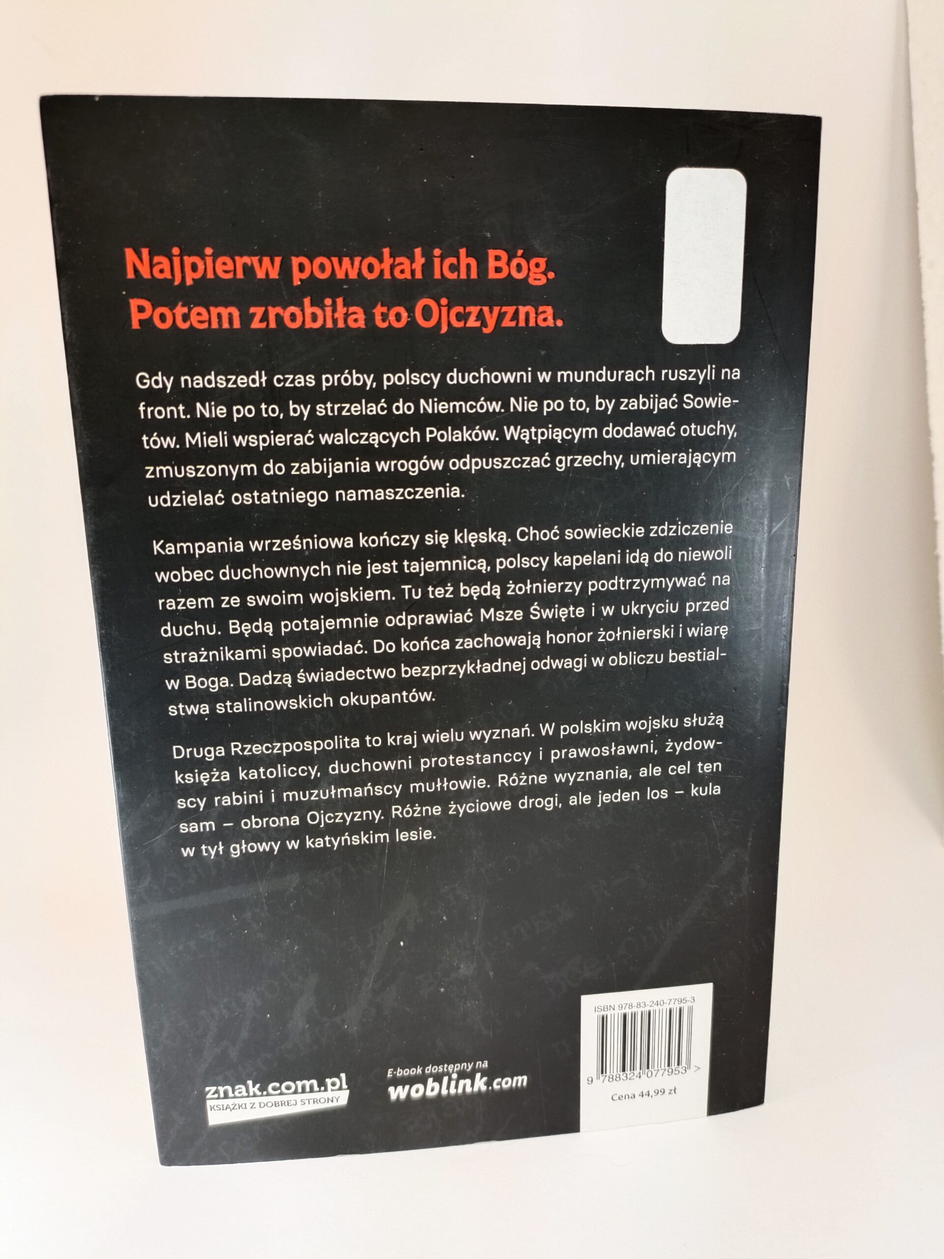 księża z Katynia nota od wydawcy książki w antykwariat Szczecin