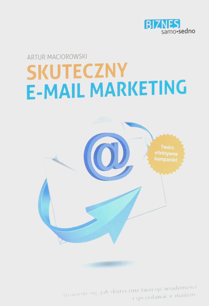 skuteczny email marketing okładka książki w antykwariat Szczecin