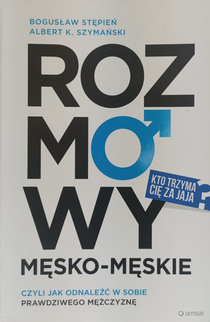 rozmowy męsko -meskie okładka książki w antykwariat Szczecin