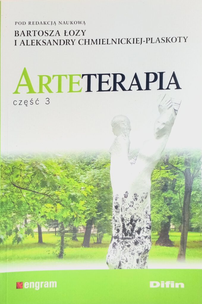 arteterapia przód książki w antykwariat Szczecin