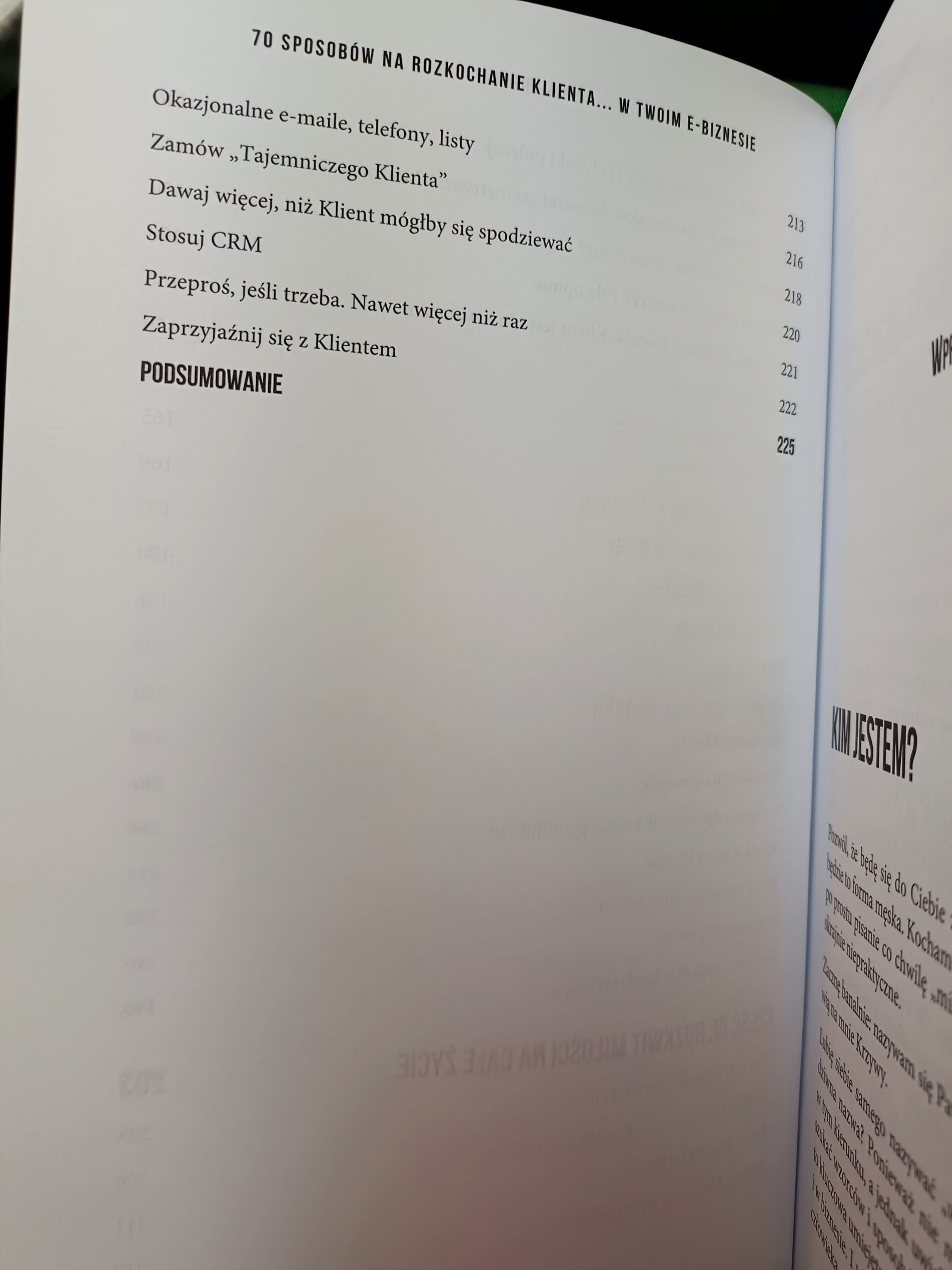 70 sposób na rozkochanie klienta w twoim e-biznesie spis treści 4 książki w antykwariat Szczecin