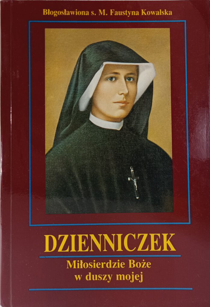 dzienniczek miłosierdzie Boże w duszy mojej przód książki w antykwariat Szczecin