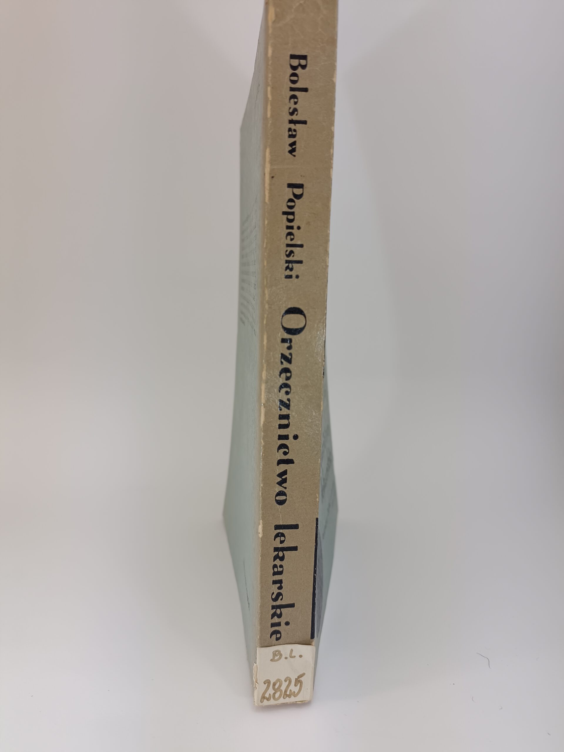 orzecznictwo lekarskie grzbiet książki w antykwariat Szczecin