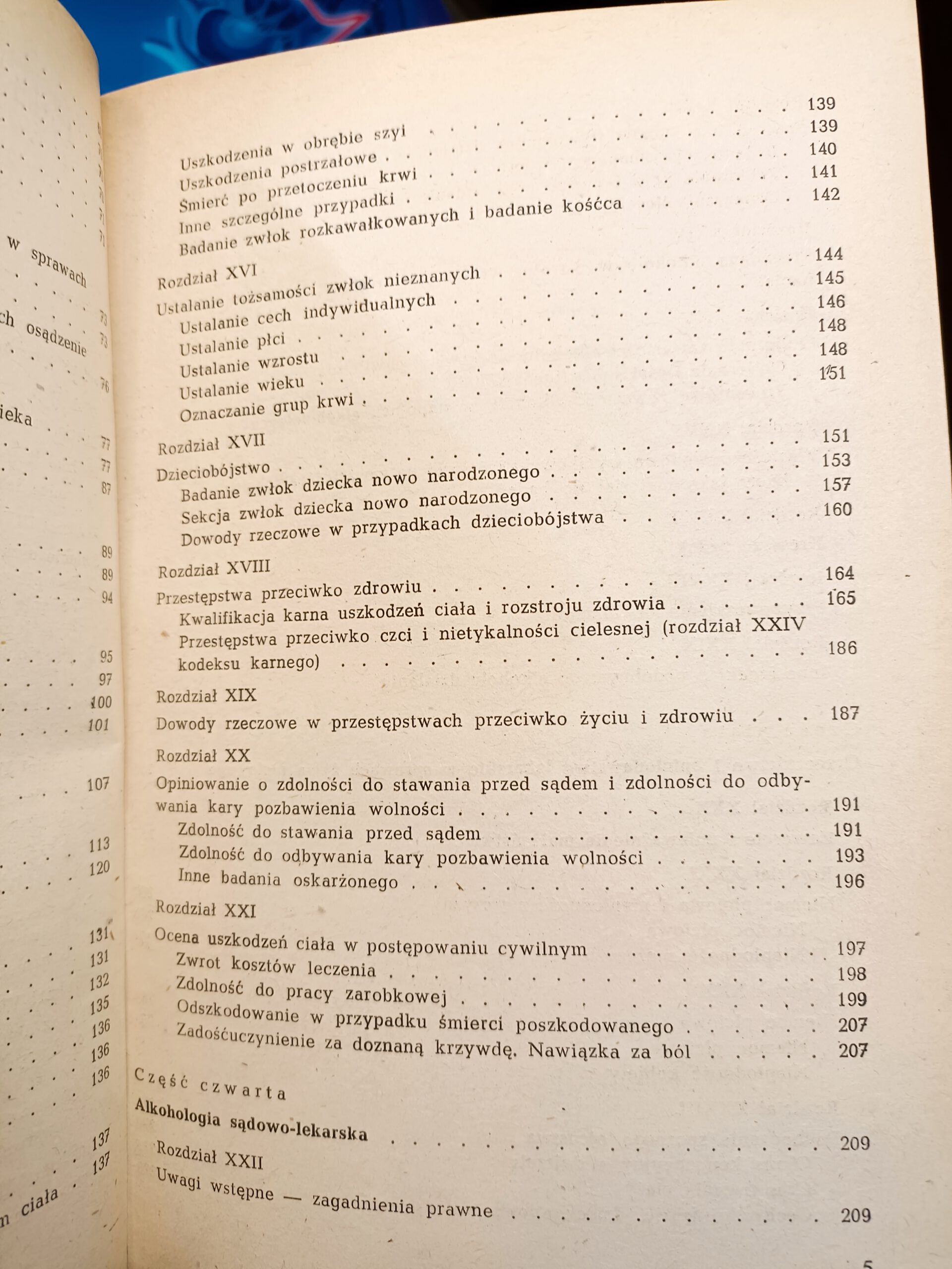 orzecznictwo lekarskie spis treści 3 książki w antykwariat Szczecin