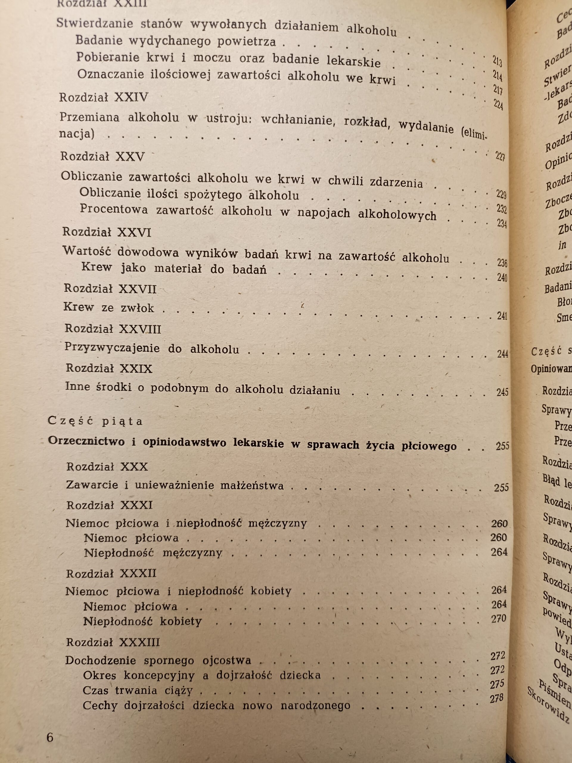 orzecznictwo lekarskie spis treści 4 książki w antykwariat Szczecin
