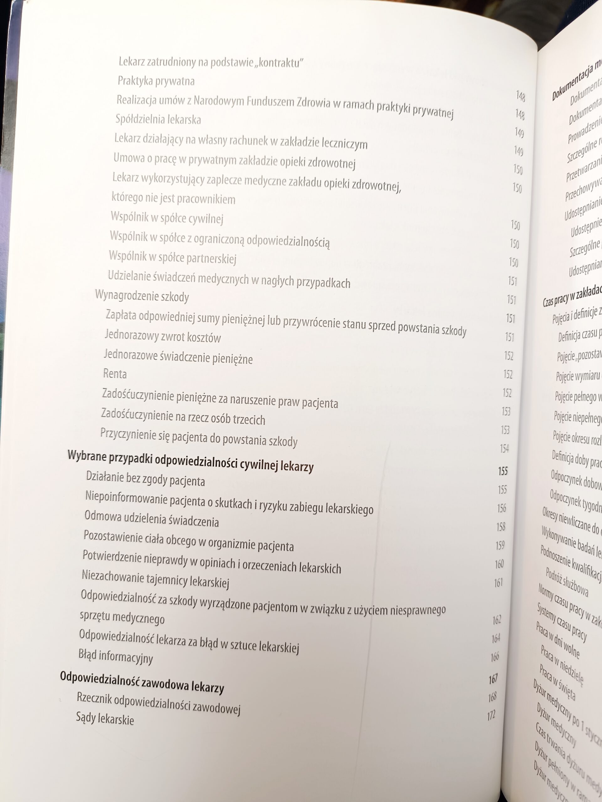 prawo medyczne dla kardiologów spis treści 4 książki w antykwariat Szczecin