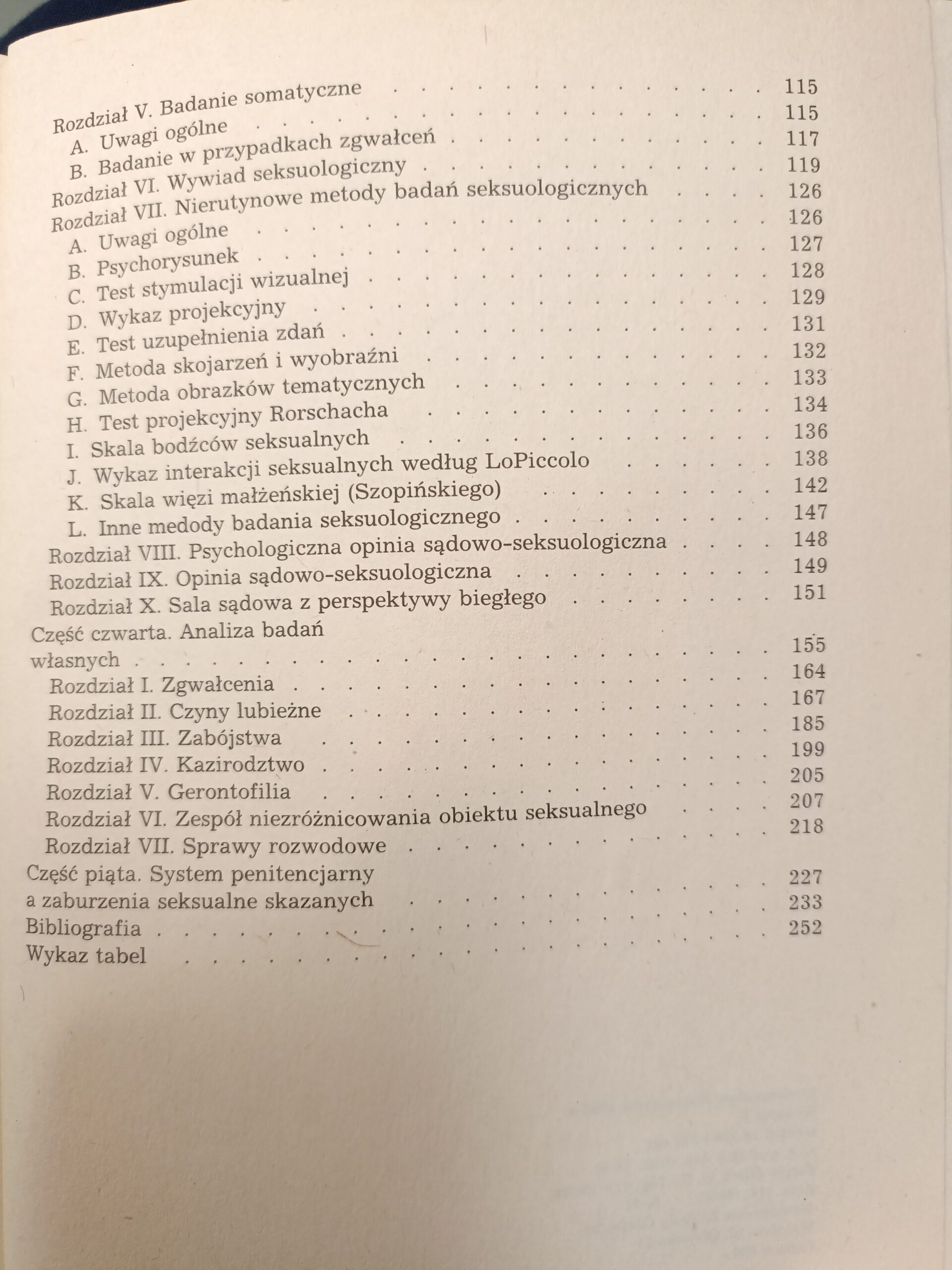 seksuologia sadowa spis treści 3 książki w antykwariat Szczecin