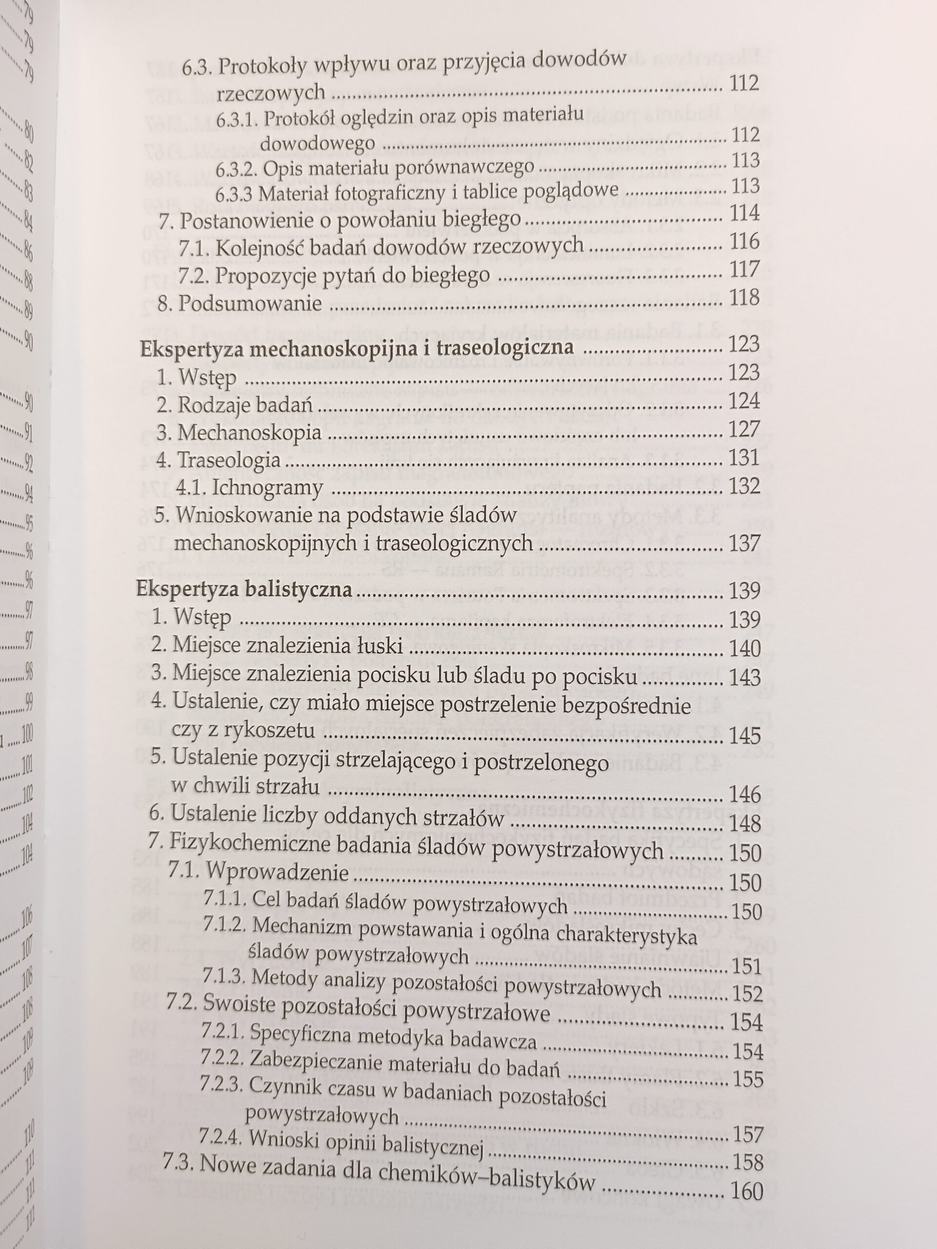 ekspertyza sadowa spis tresci książki w antykwariat Szczecin