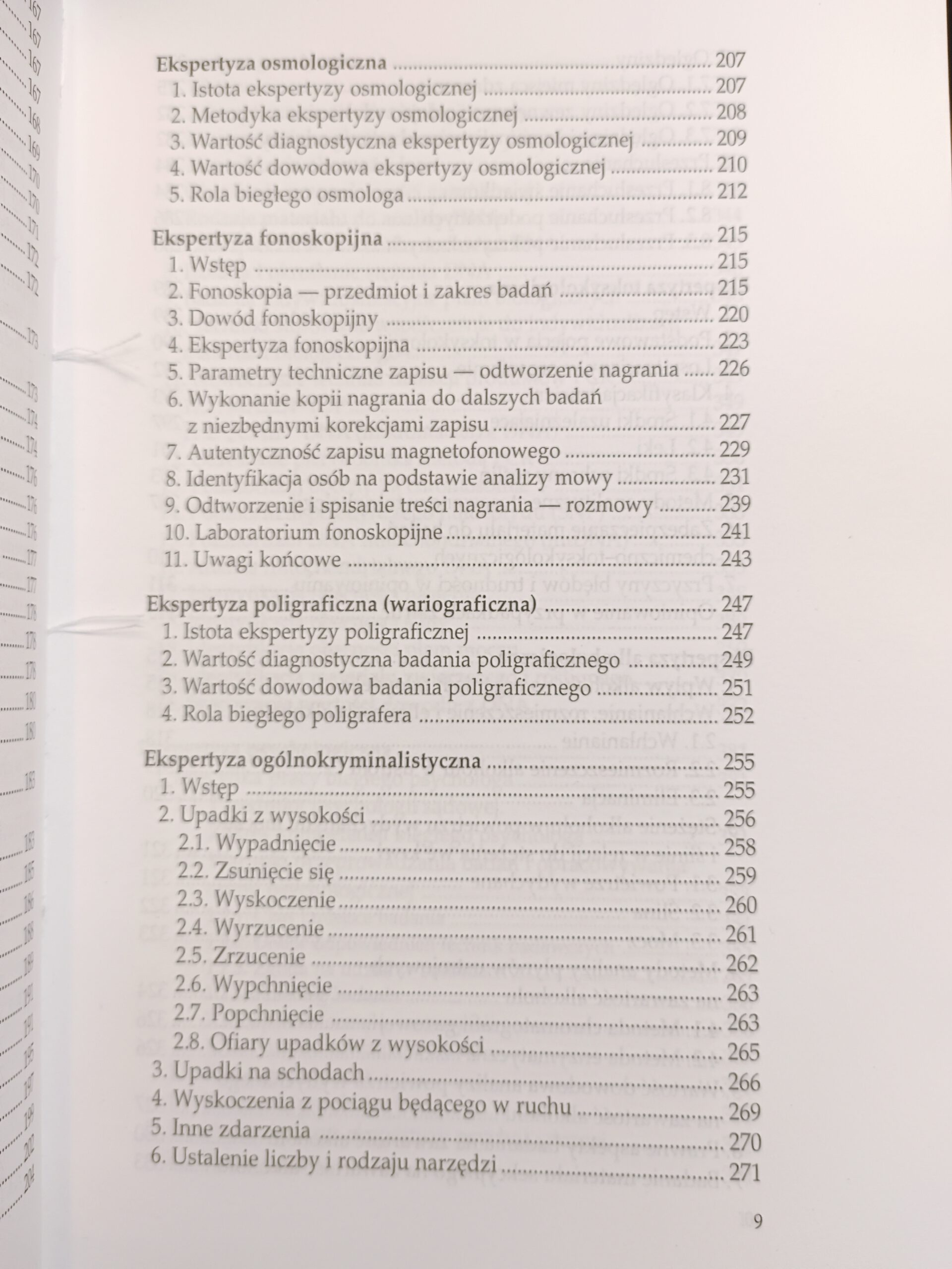 ekspertyza sadowa spis tresci książki w antykwariat Szczecin