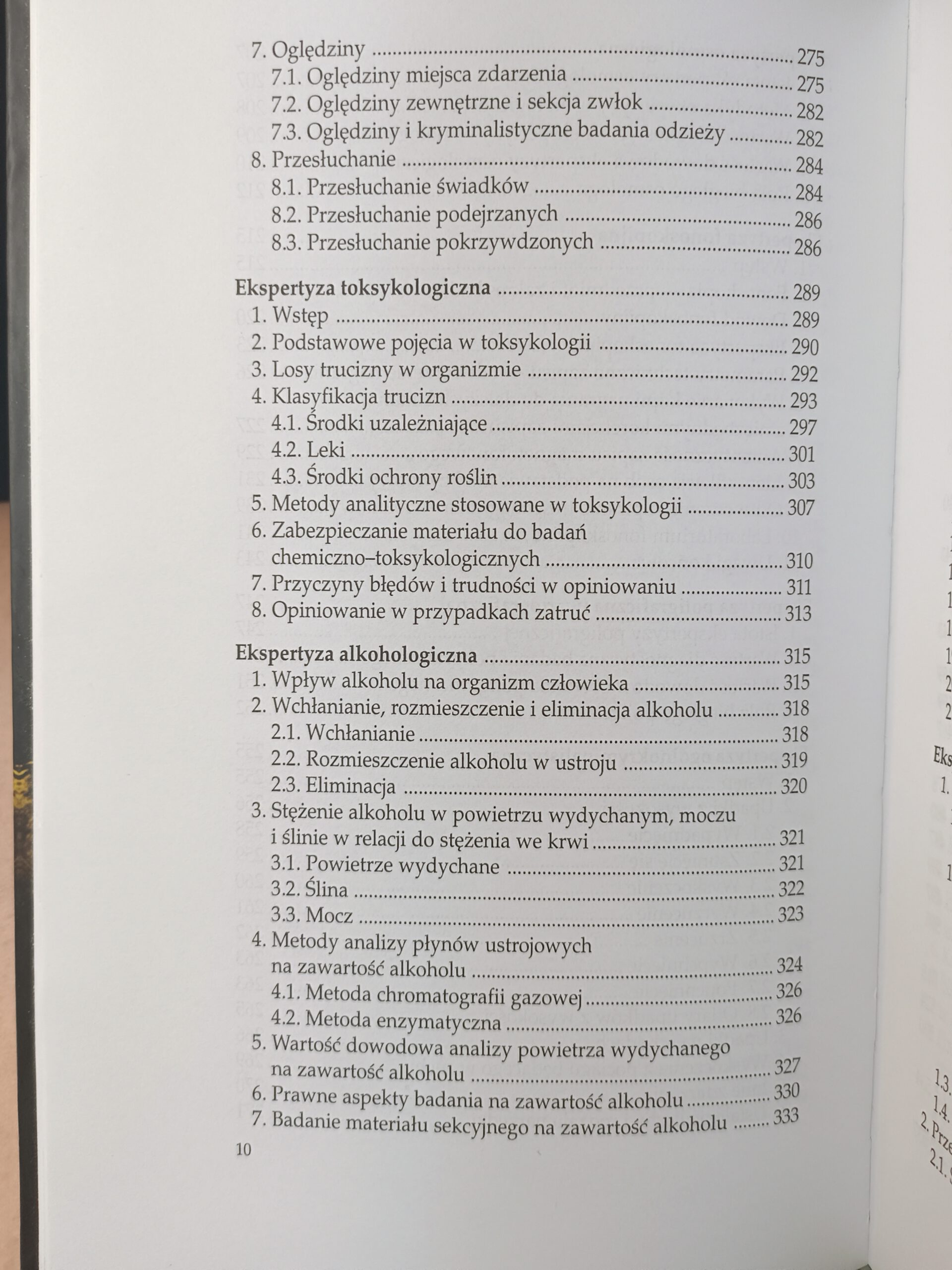 ekspertyza sadowa spis tresci książki w antykwariat Szczecin