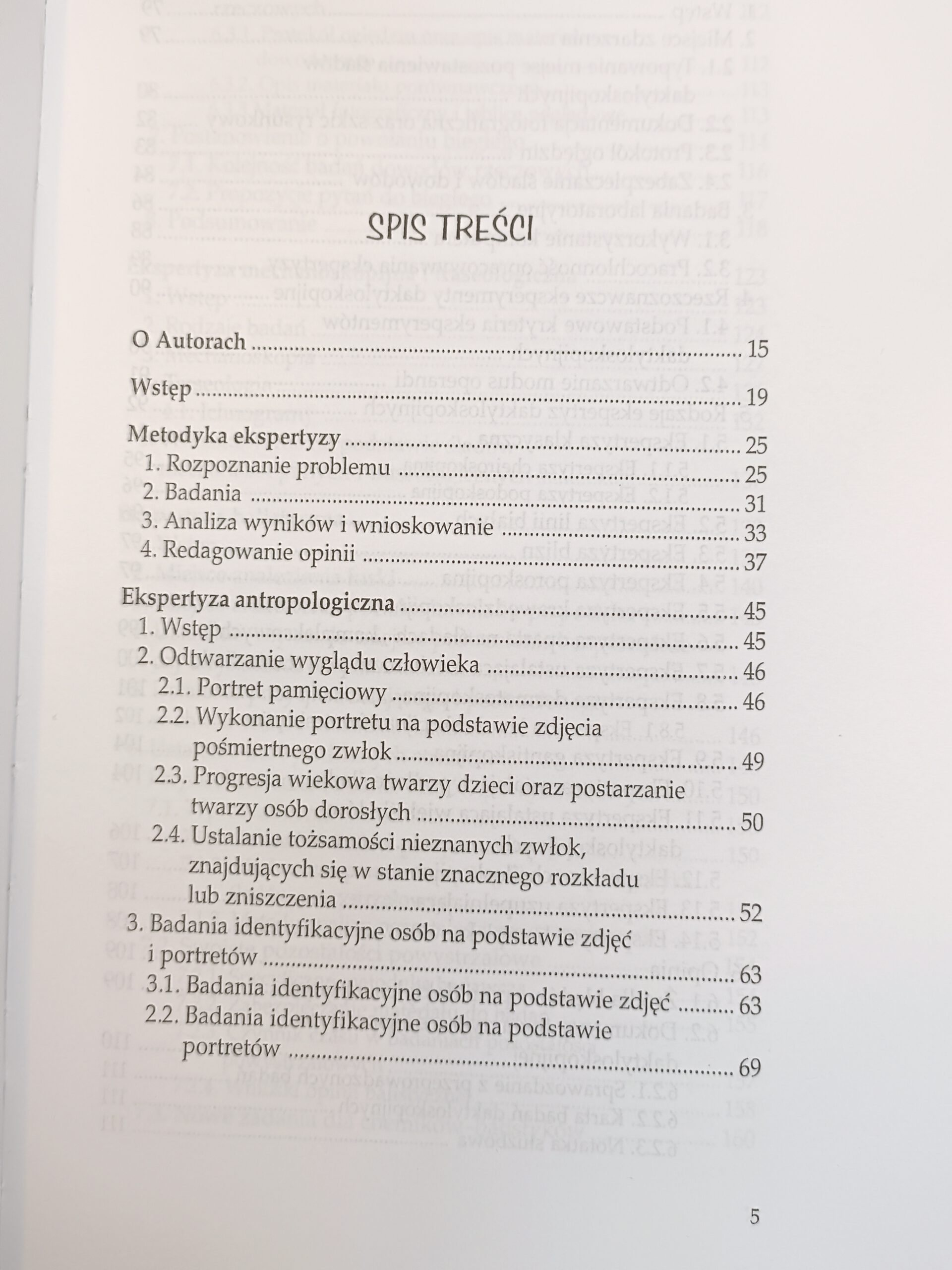 ekspertyza sadowa spis tresci książki w antykwariat Szczecin