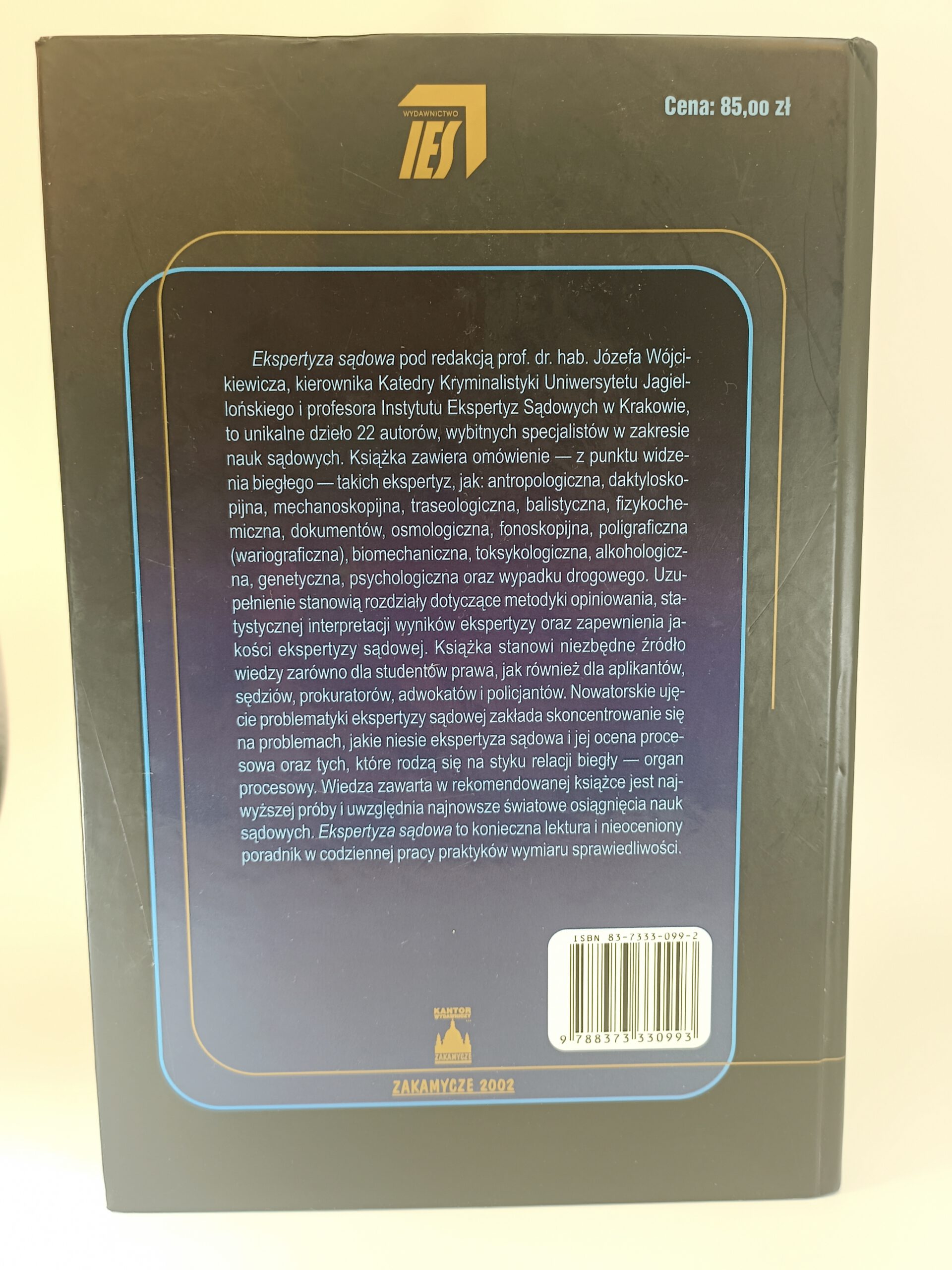 ekspertyza sadowa tył książki w antykwariat Szczecin