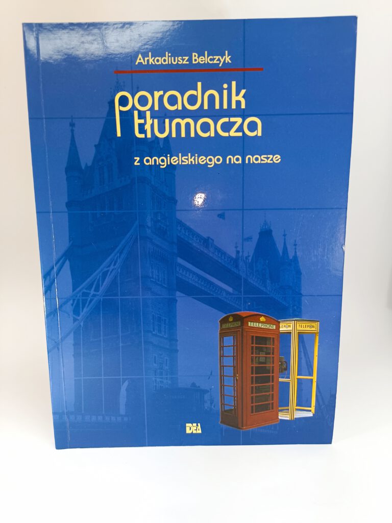 poradnik tłumacza okładka książki w antykwariat Szczecin