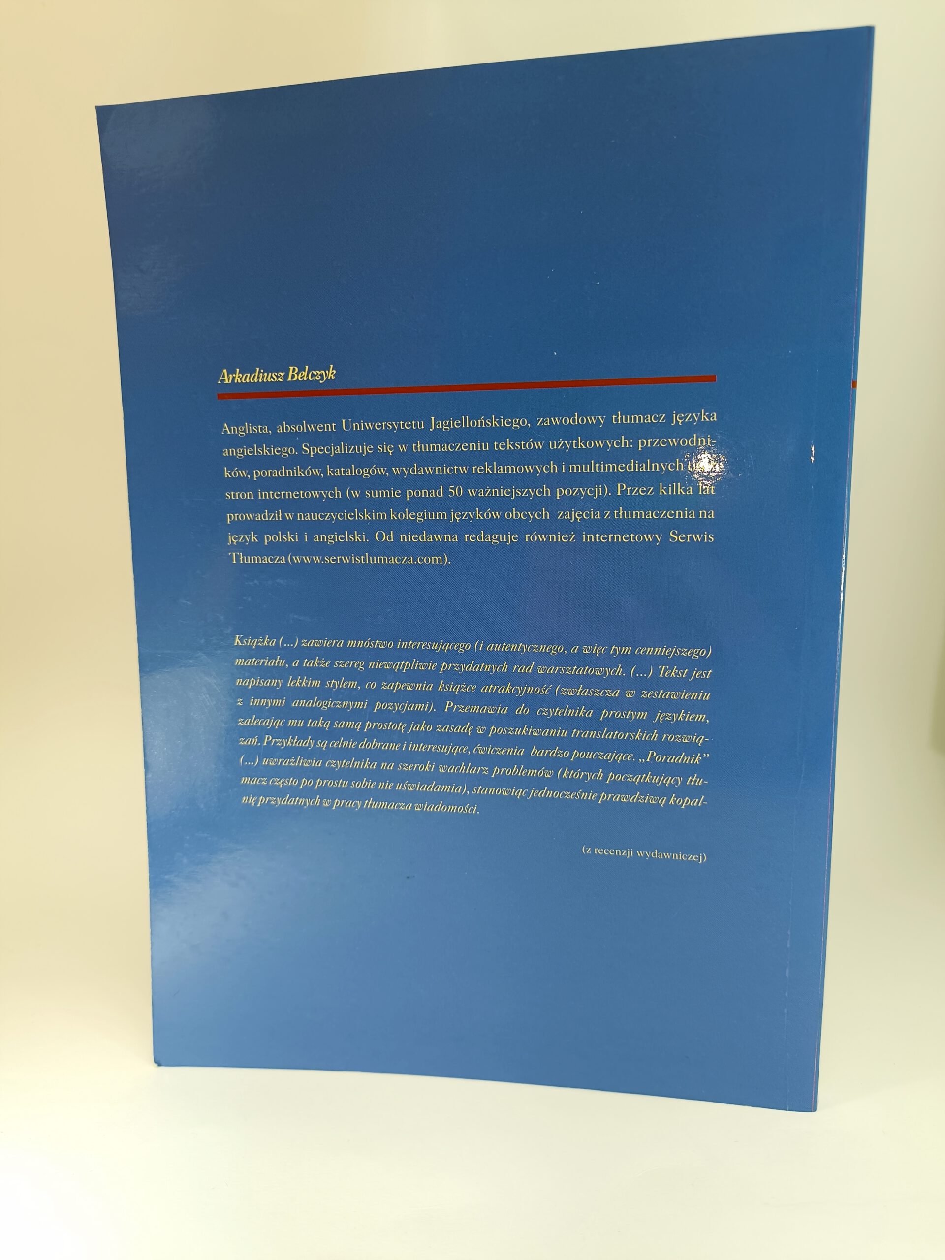 poradnik tłumacza tył książki w antykwariat Szczecin