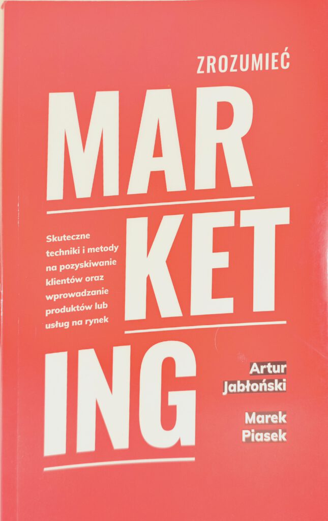 zrozumieć marketing przód książki w antykwariat Szczecin