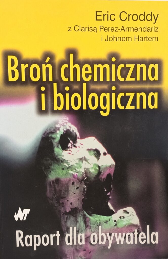 broń chemiczna i biologiczna okładka książki w antykwariat książki Szczecin