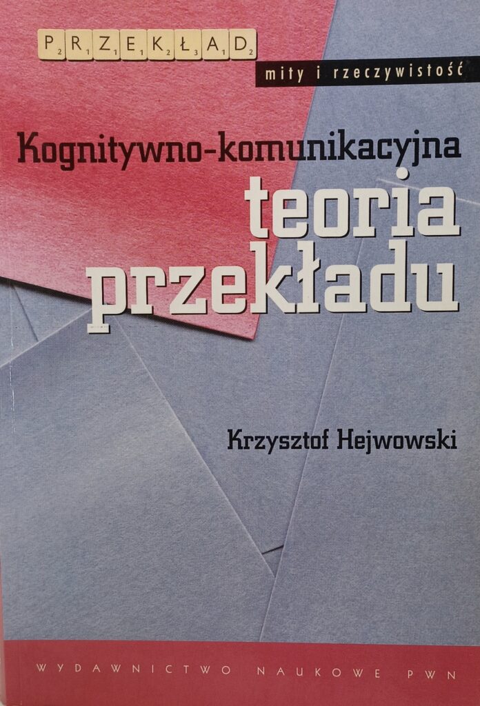 kognitywno- komunikacyjna teoria przekładu okładka książki w antykwariat książki Szczecin