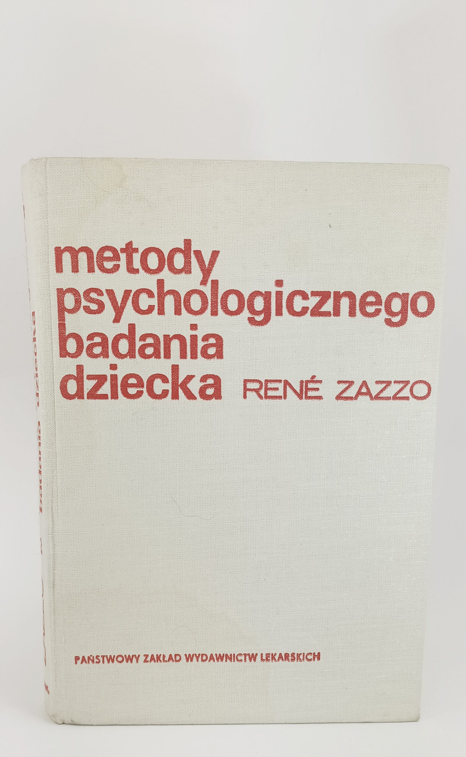 metody psychologicznego badania dziecka przód książki w antykwariat książki Szczecin