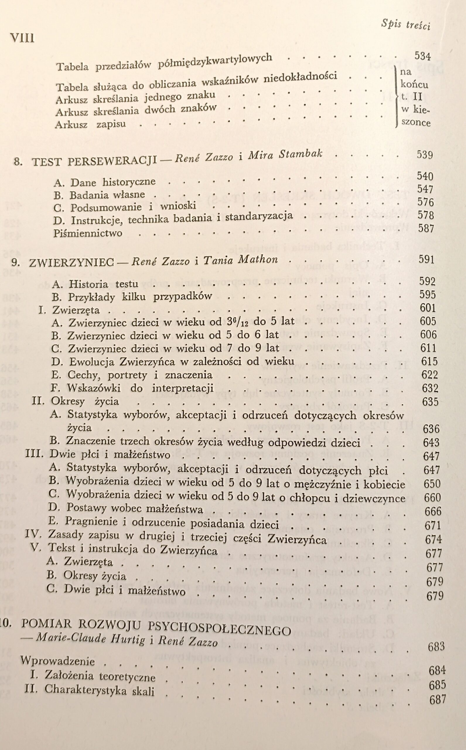 metody psychologicznego badania dziecka spis treści 2 książki w antykwariat książki Szczecin