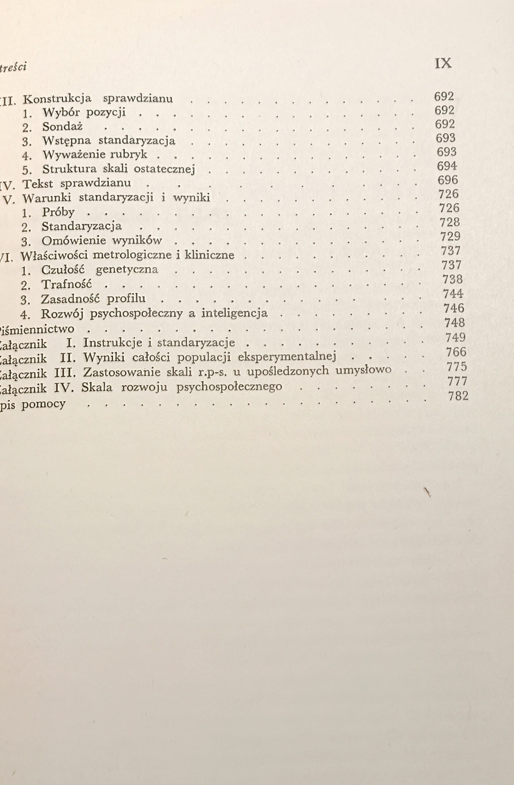 metody psychologicznego badania dziecka spis treści 3 książki w antykwariat książki Szczecin