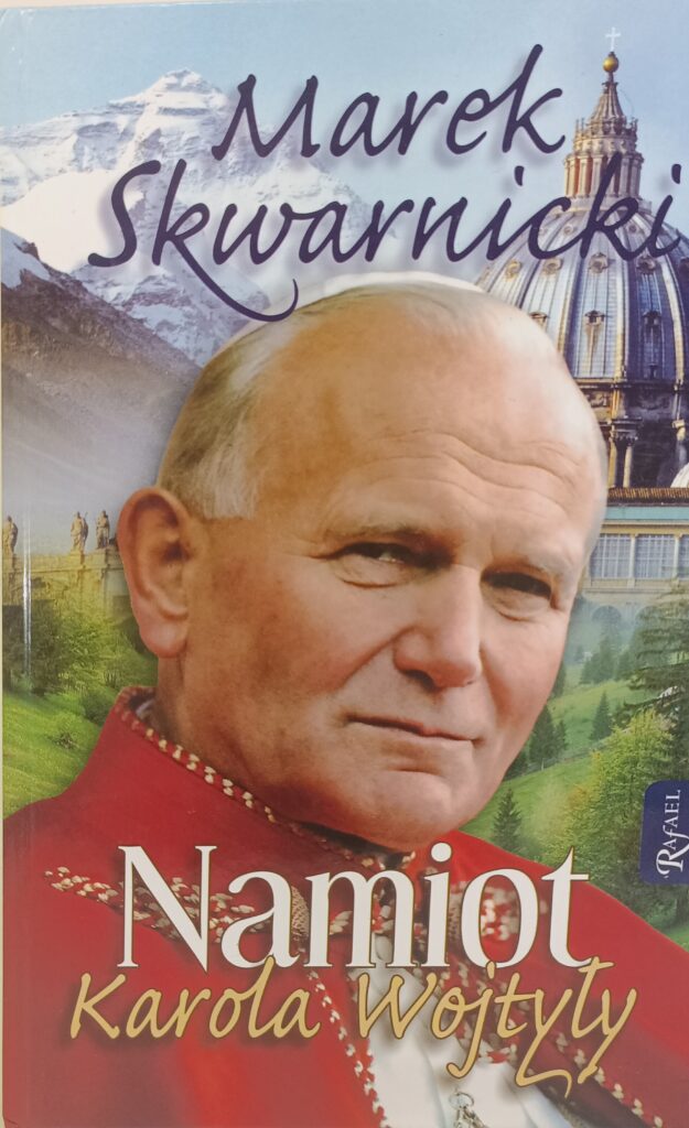 namiot Karola Wojtyły przód książki w antykwariat książki Szczecin