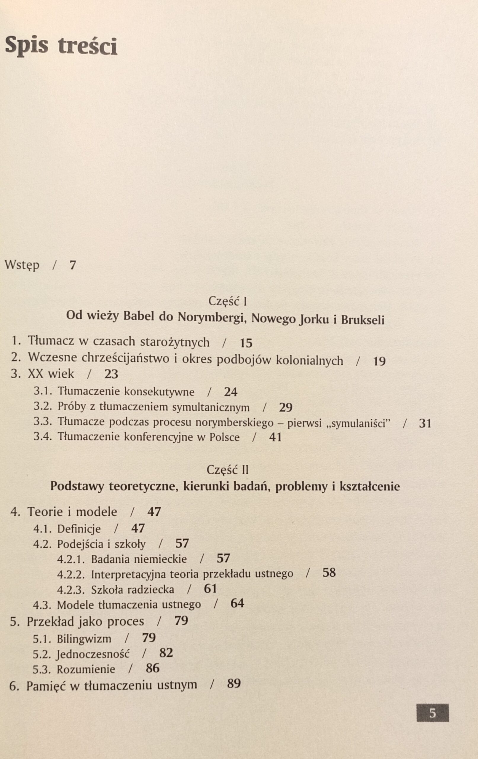 przekład ustny konferencyjny spis treści książki w antykwariat książki Szczecin