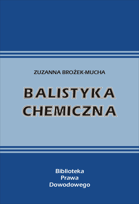 Balistyka Chemiczna ksiazka w antykwariat ksiazki szczecin