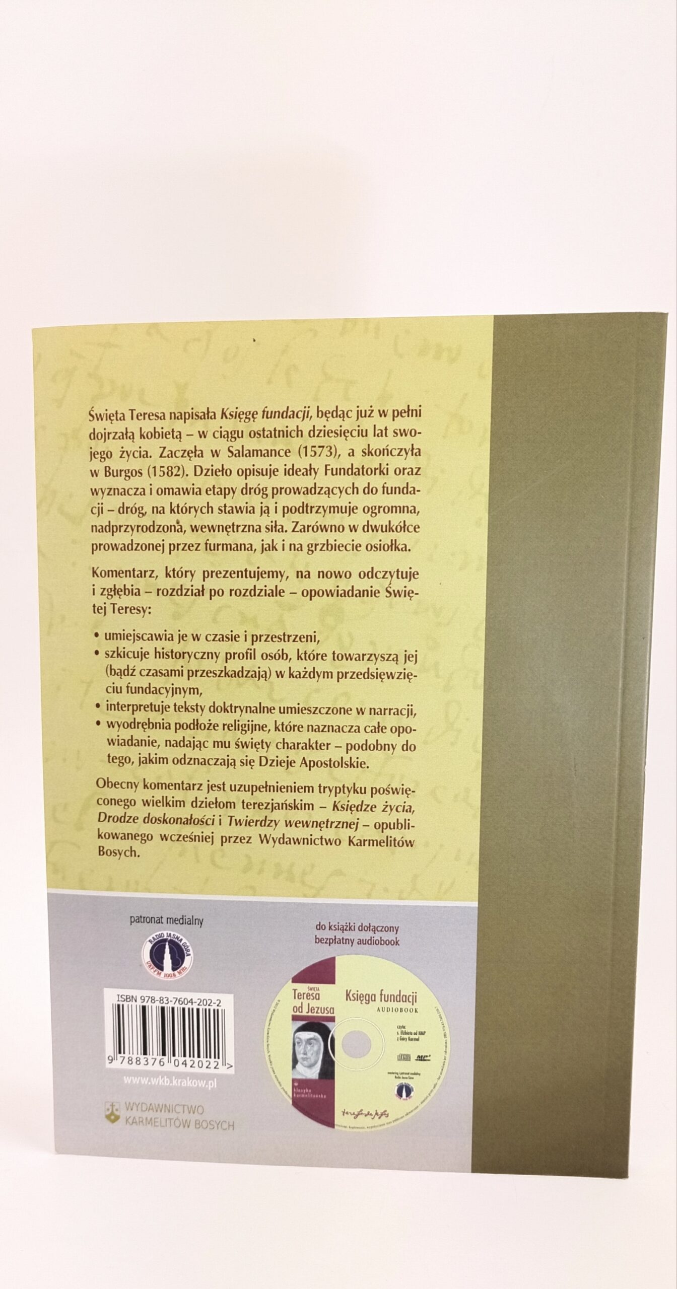 komentarz do księgi fundacji okładka tył książki w antykwariat książki używane Szczecin