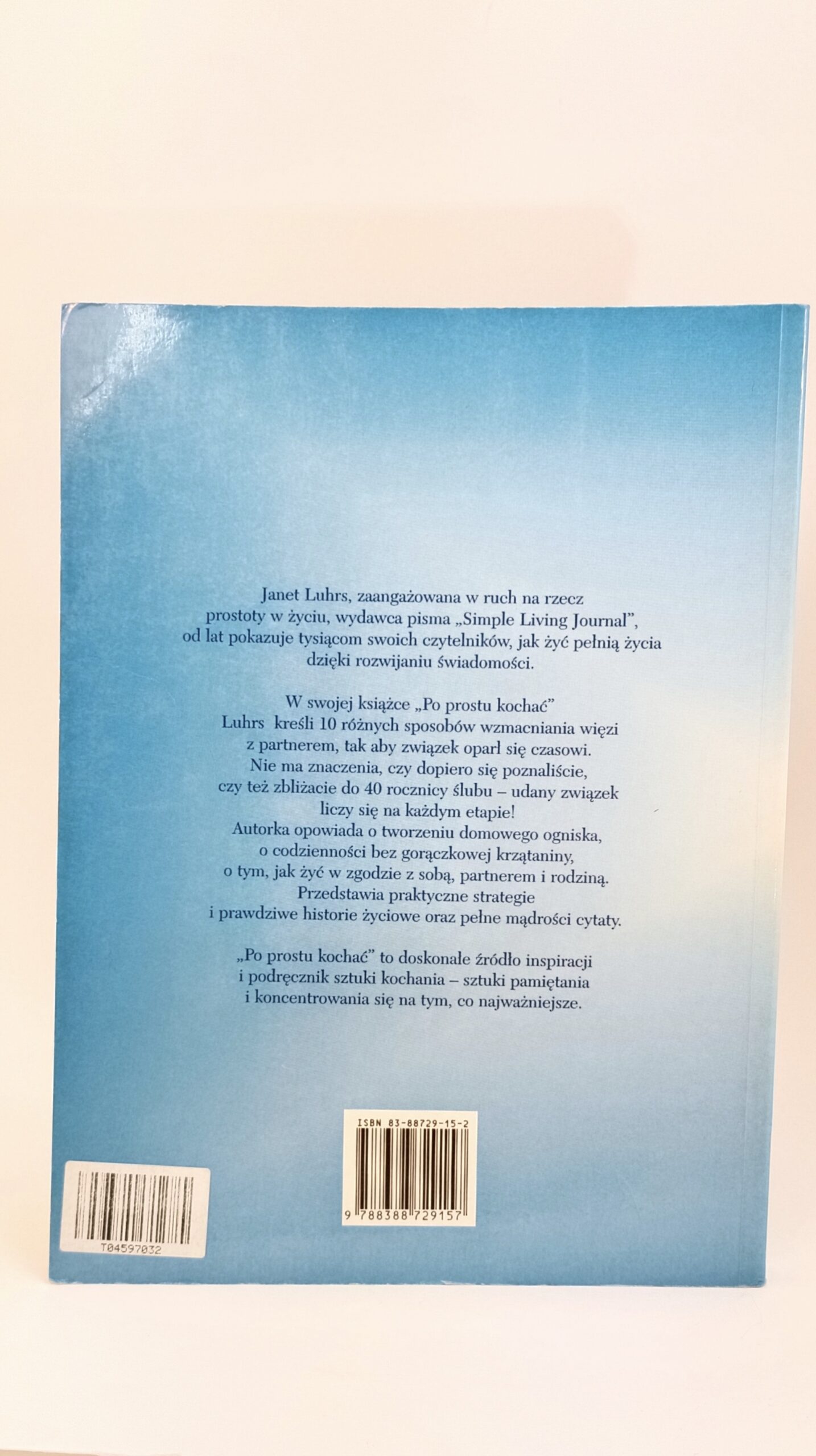 po prostu kochać nota wydawcy książki w antykwariat książki używane Szczecin