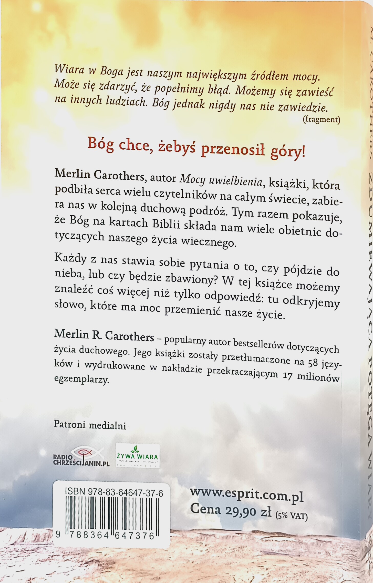 zdumiewająca potęga wiary nota wydawcy książki w antykwariat książki używane Szczecin