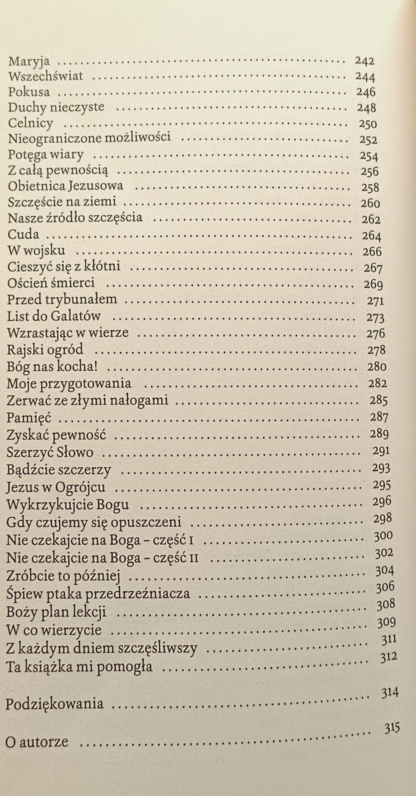 zdumiewająca potęga wiary spis treści 4 książki w antykwariat książki używane Szczecin