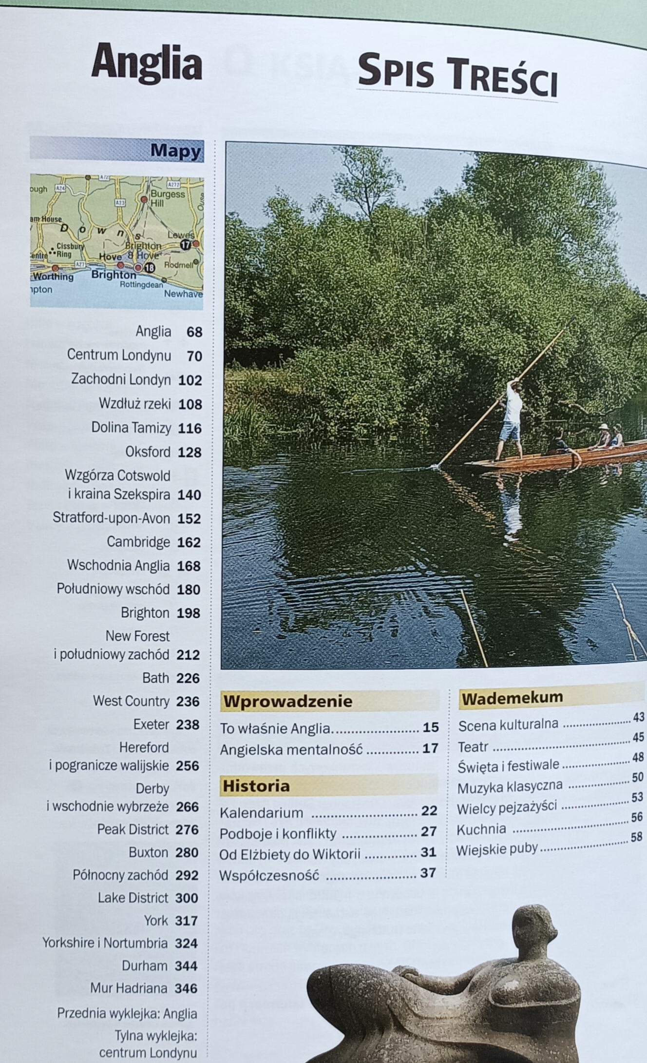 Anglia spis treści książki w antykwariat książki używane Szczecin