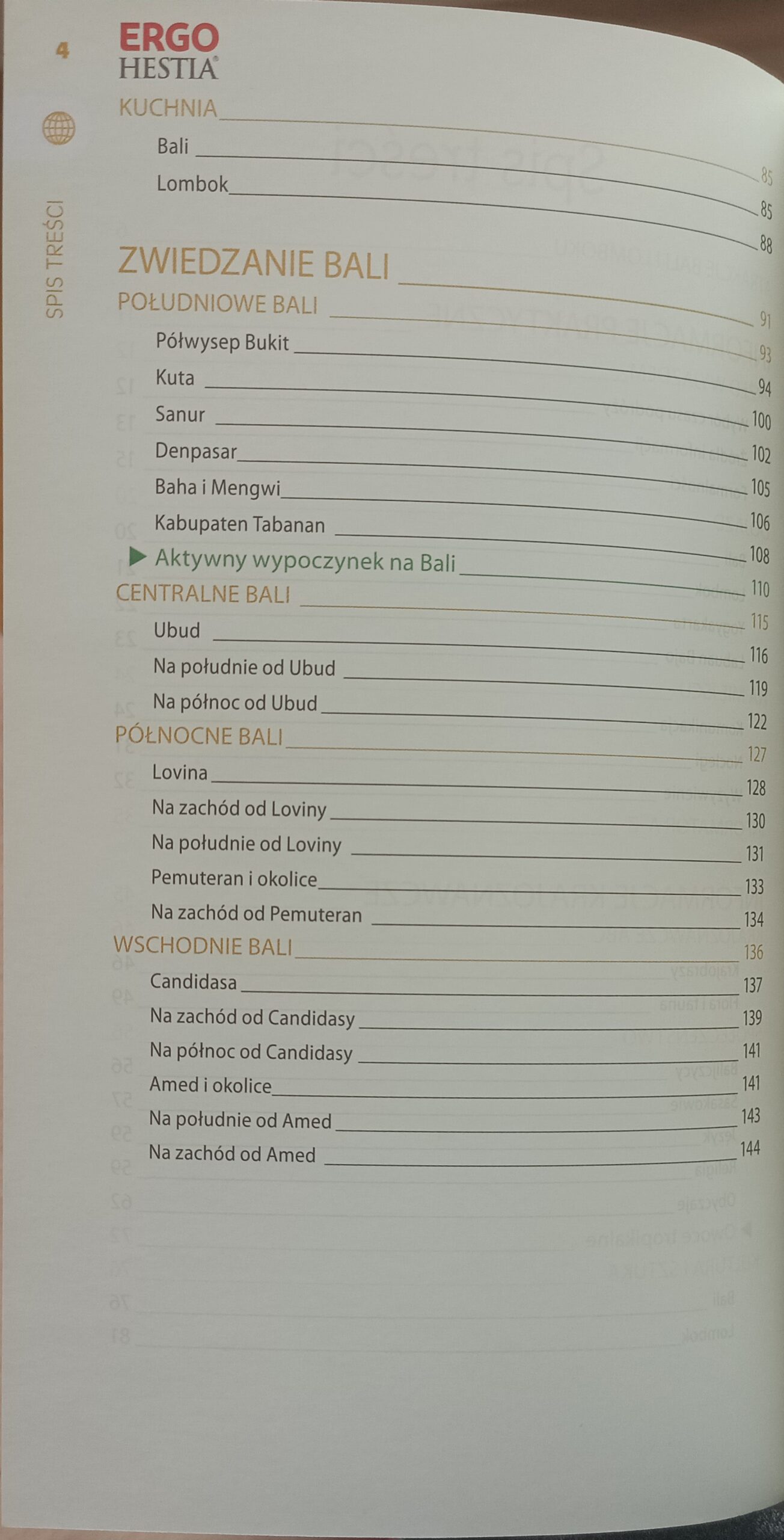 Bali i Lombok spis treści 3 książki w antykwariat książki używane Szczecin