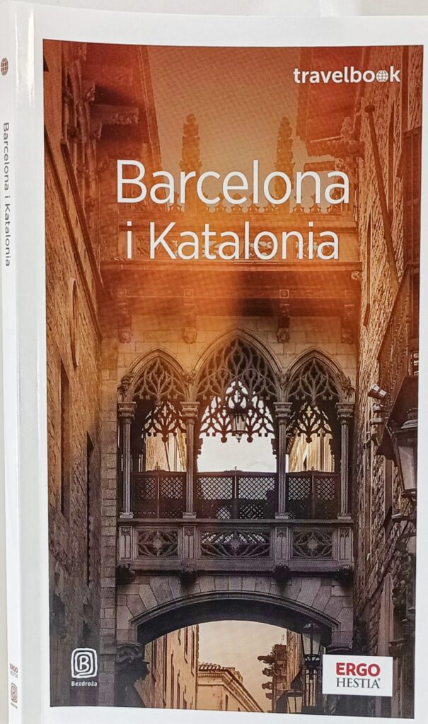 Barcelona i Katalonia przewodnik przód książki w antykwariat książki Szczecin