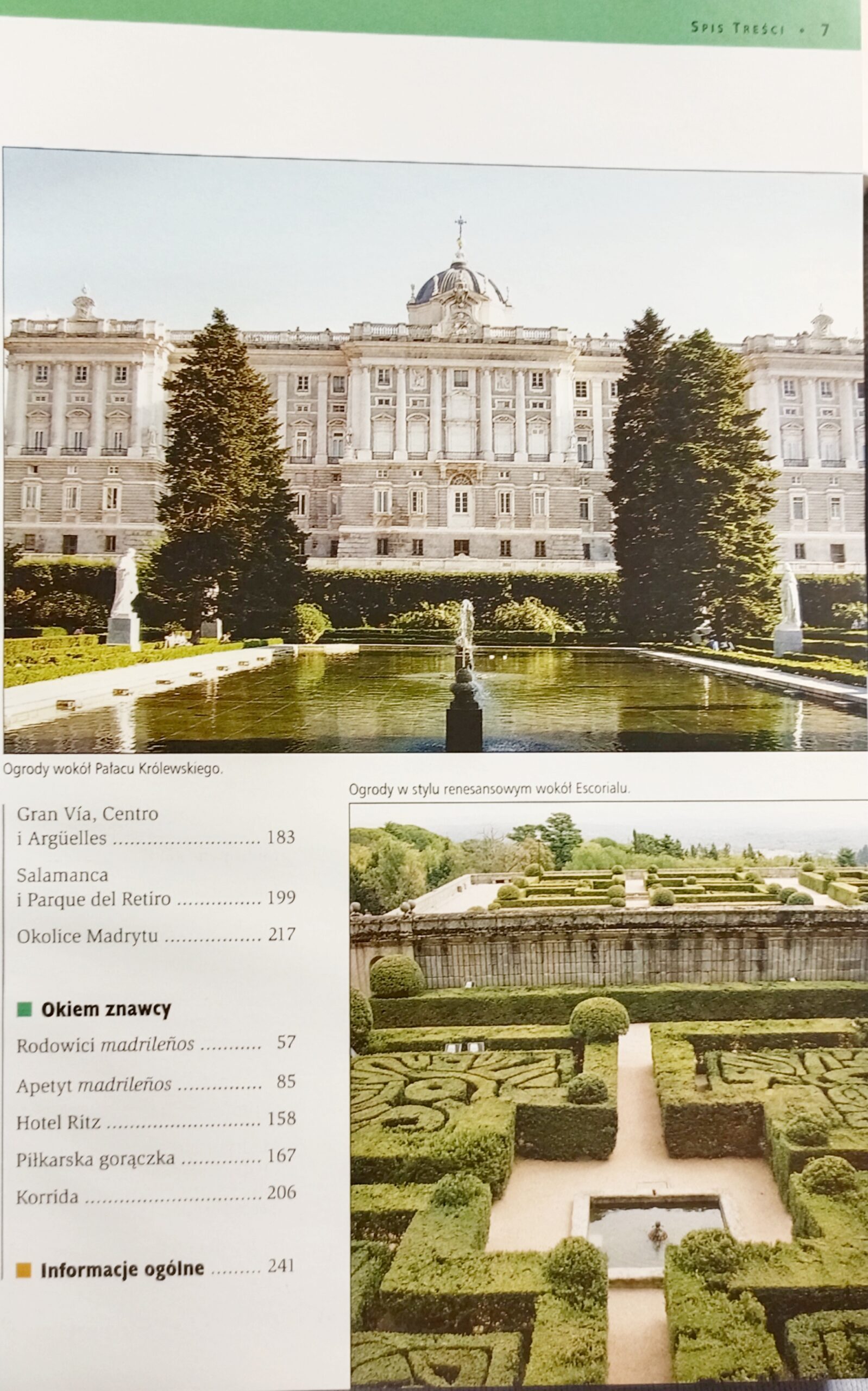 Madryt spis treści 2 książki w antykwariat książki używane Szczecin