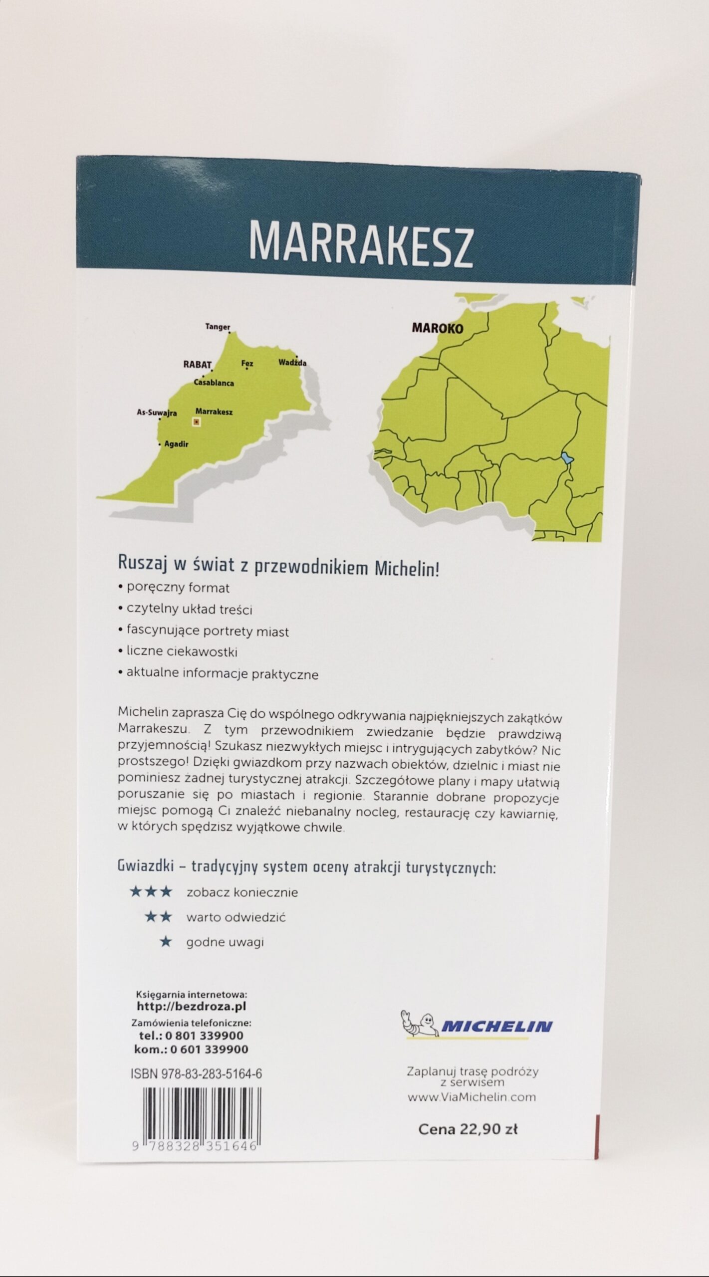 Marrakesz przewodnik tył książki w antykwariat książki używane Szczecin