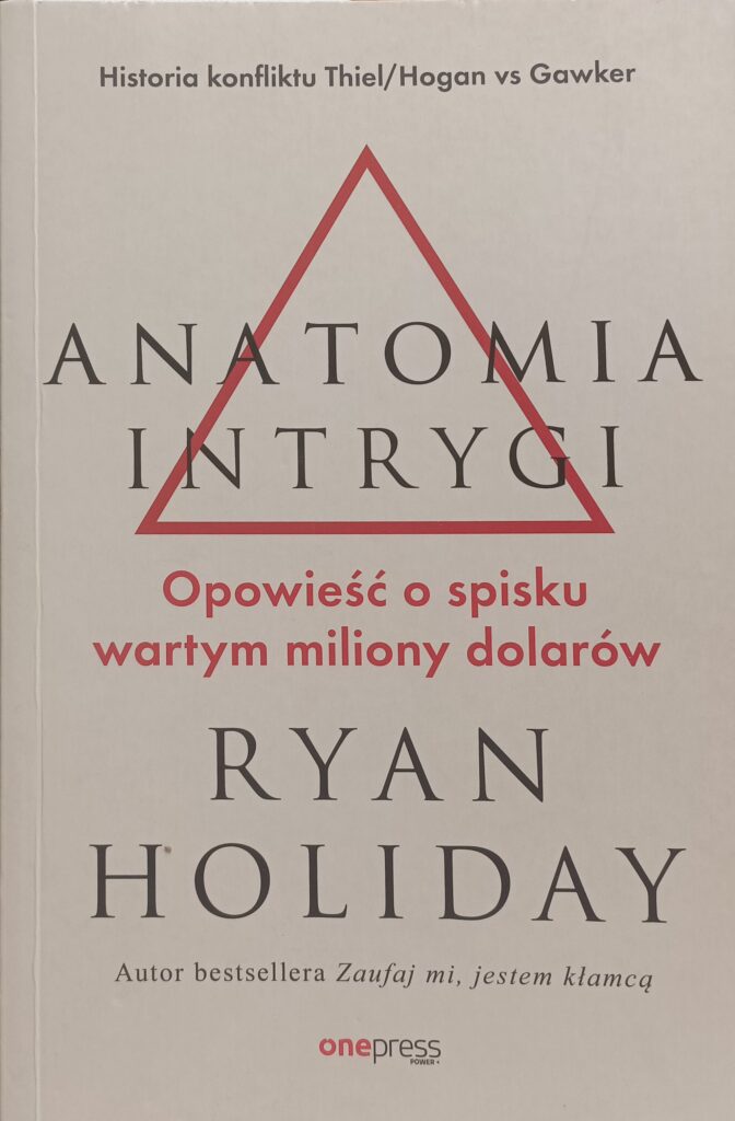 anatomia intrygi okładka książki w antykwariat książki używane Szczecin